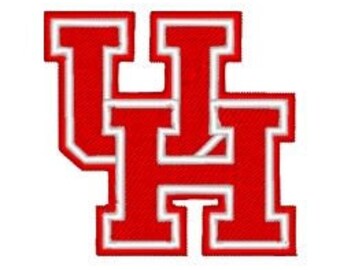 Diseño de bordado de la U de H PES DST JEF Logotipo de la Universidad de Houston