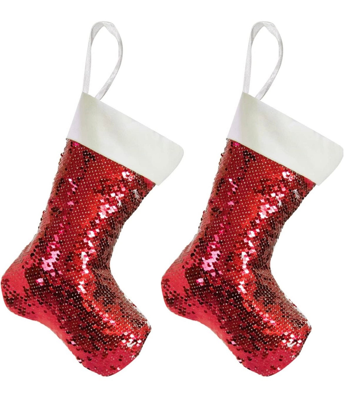 Personalized Sequin Embroidered Holiday Christmas Stockings - Etsy