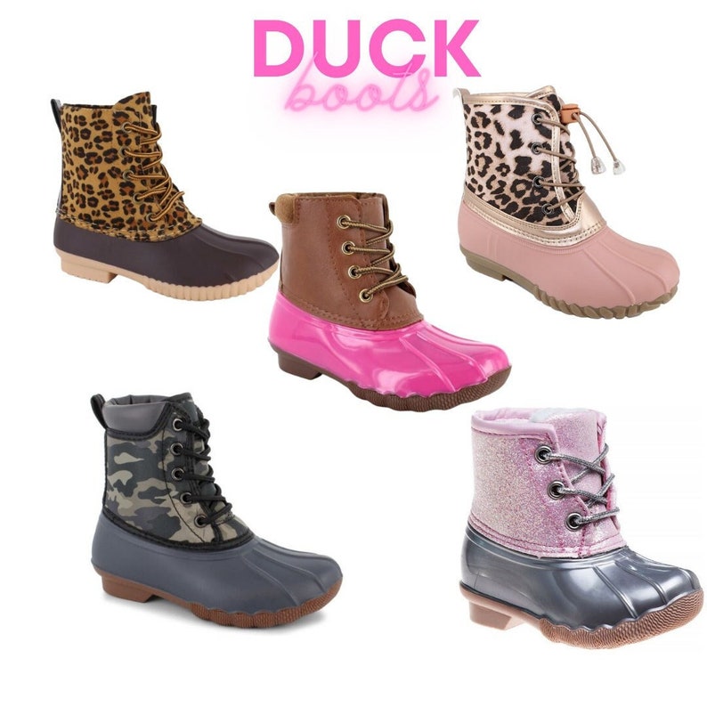 Gltter Duck Boots Youth & Adult Etsy