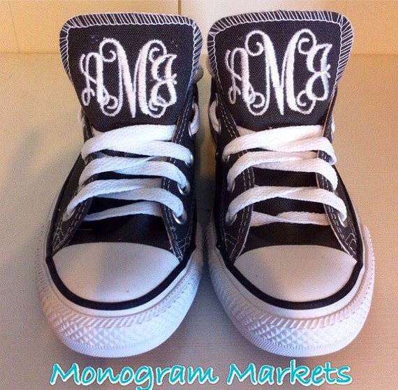 etsy monogram converse