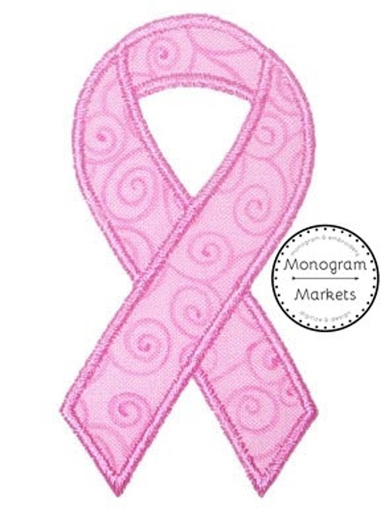 Awareness Ribbon Applique Etsy