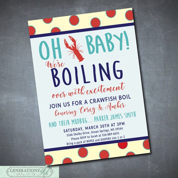 crawfish boil baby shower