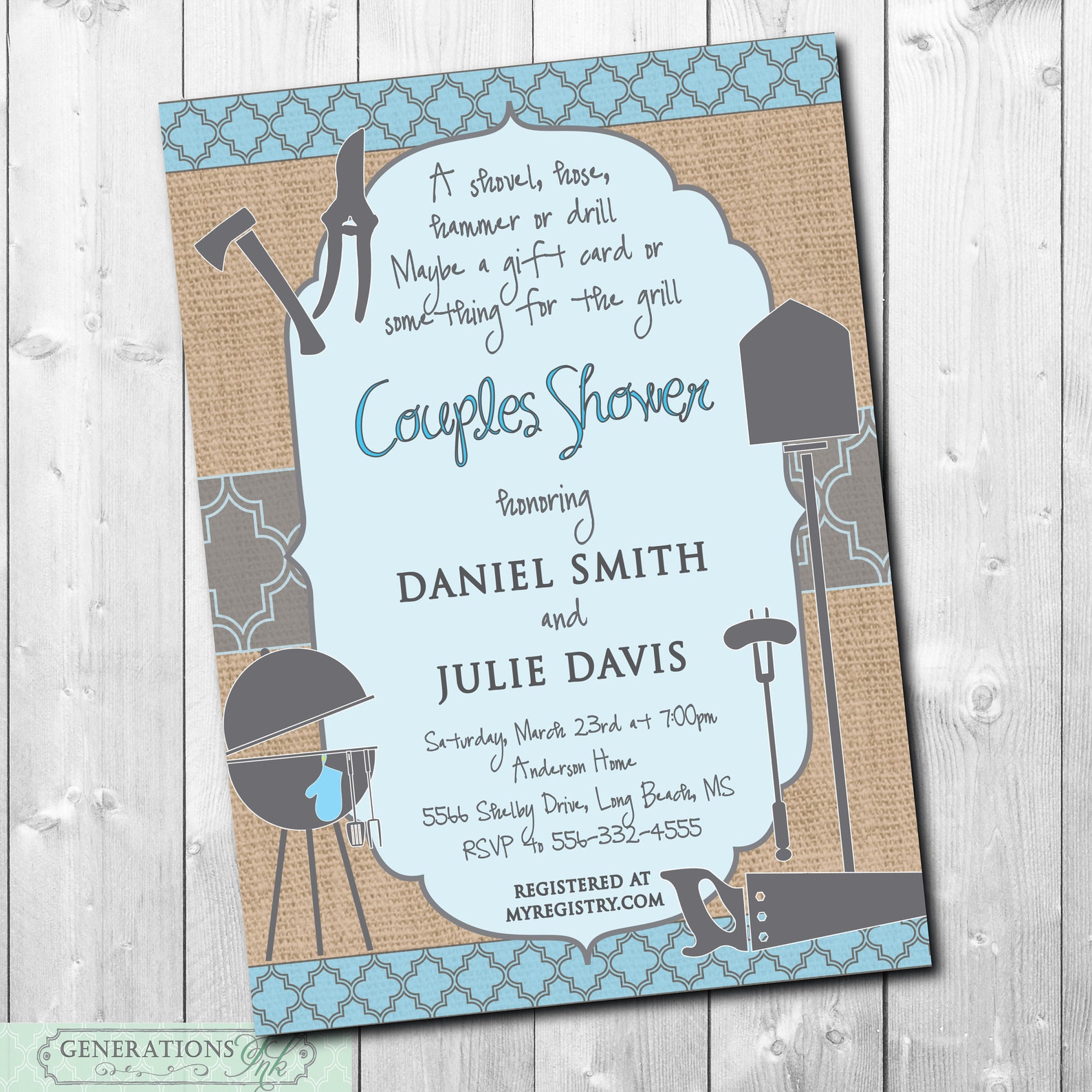 Honey Do Shower Invitation Printable/digital File/couples Etsy