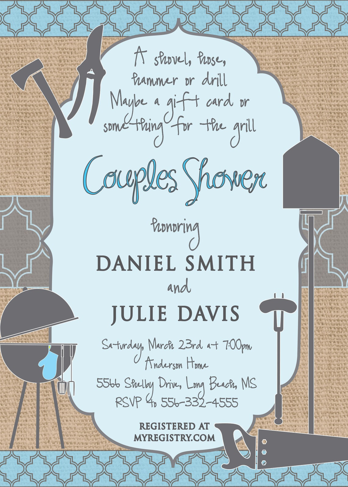 Honey Do Shower Invitation Printable/digital File/couples Etsy