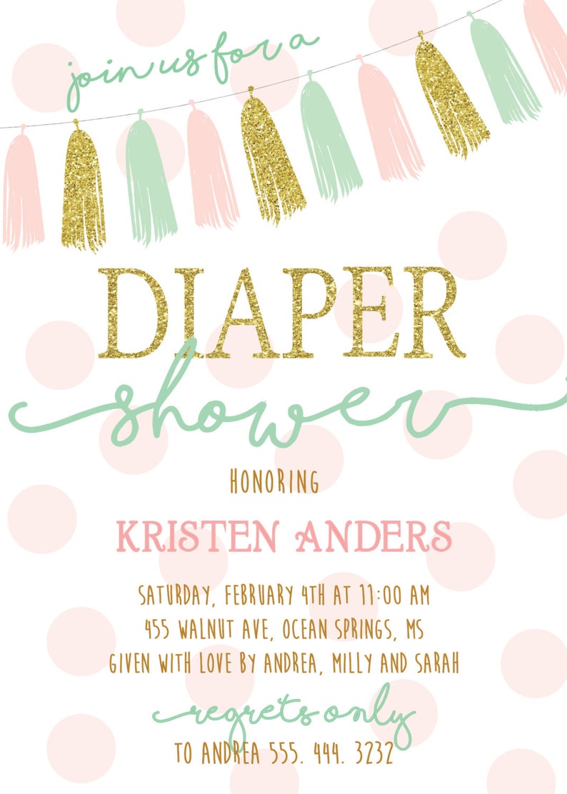 Diaper Shower Invitation DIGITAL FILE printable wording Can Be Etsy Diaper Shower Invitation DIGITAL FILE printable wording Can Be Etsy
