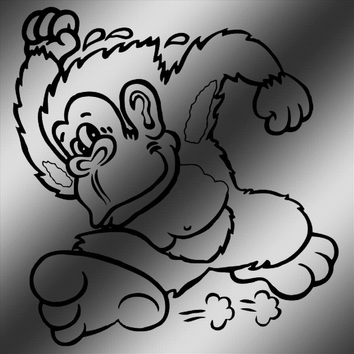 Donkey Kong 1981 Version Vinyl Decal 9 COLOR CHOICES Etsy