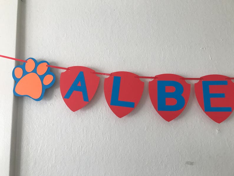 Paw Patrol Party Decoration Set.