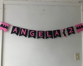 Bat Girl Banner Party Decoration!!!