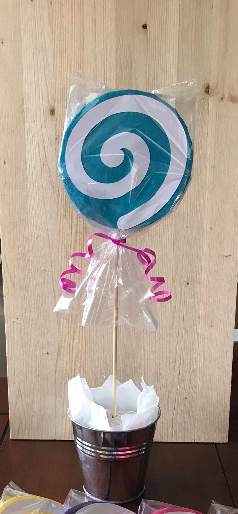 Lollipops Sticks Double Sided Birthday Party Decorations Etsy