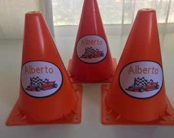 Race Car Cones (set of 6 cones)