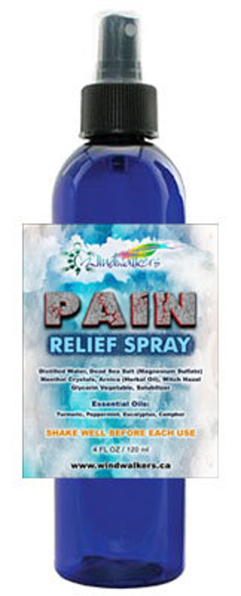 Magnesium Pain Relief Spray Etsy Canada