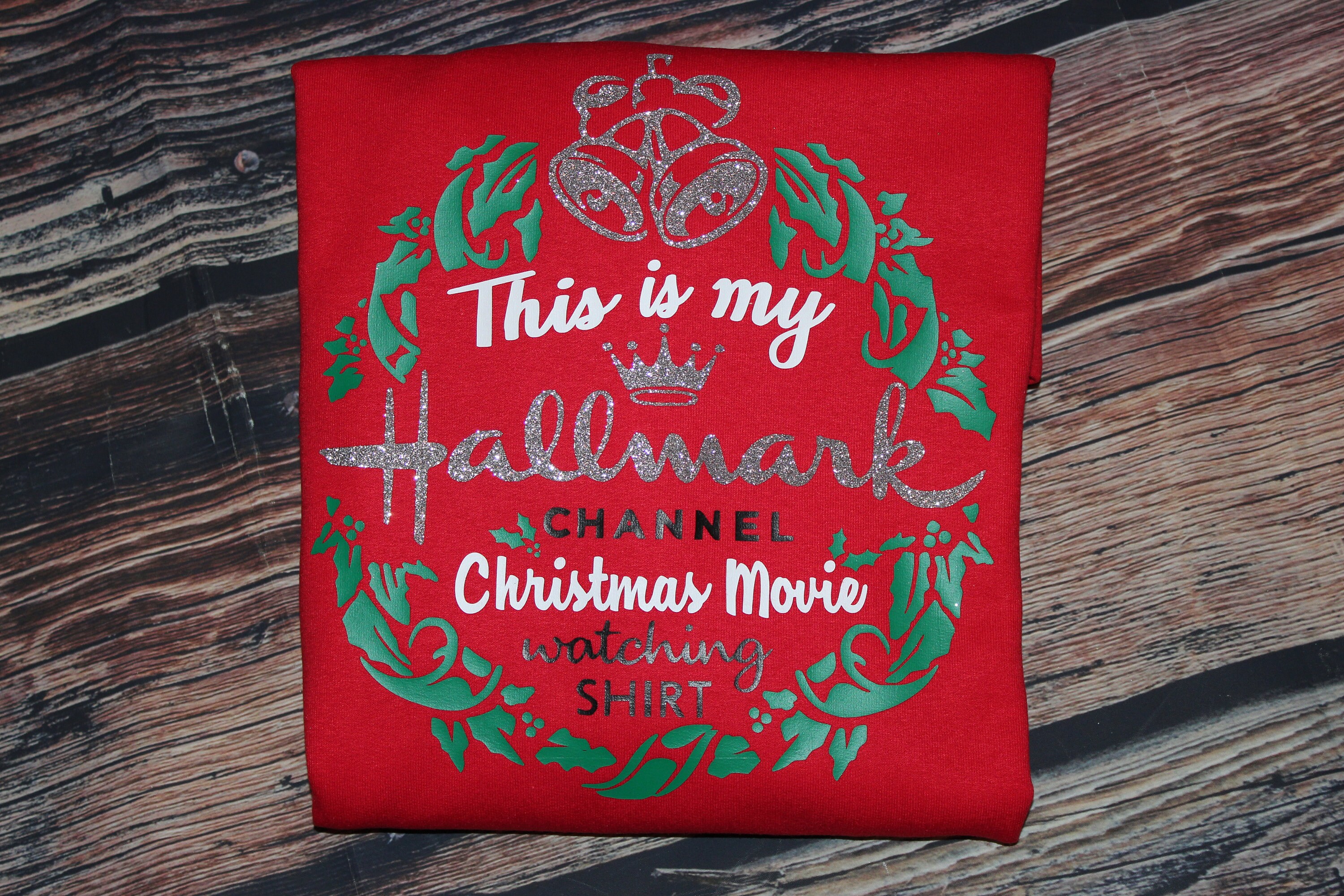 Hallmark Channel Christmas Movie tshirt sweatshirt or raglan Etsy