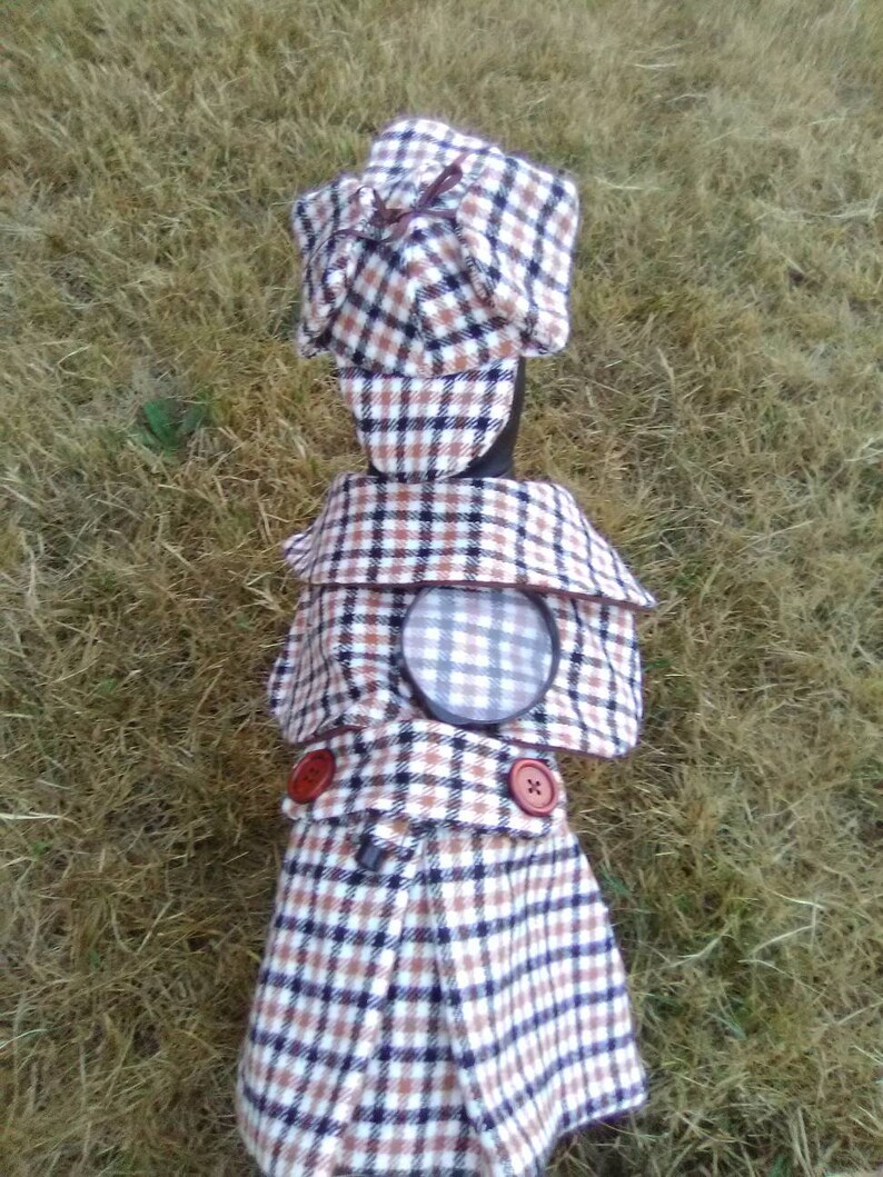 Sherlock Holmes Dog Costume Detective Dog Costume Dog Etsy