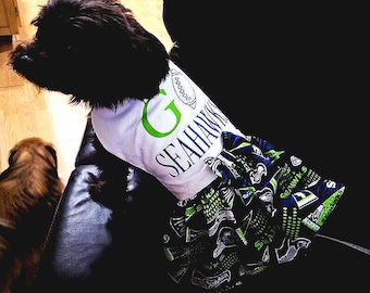 Vestito per cani da football NFL: completo in cotone "Go Team"