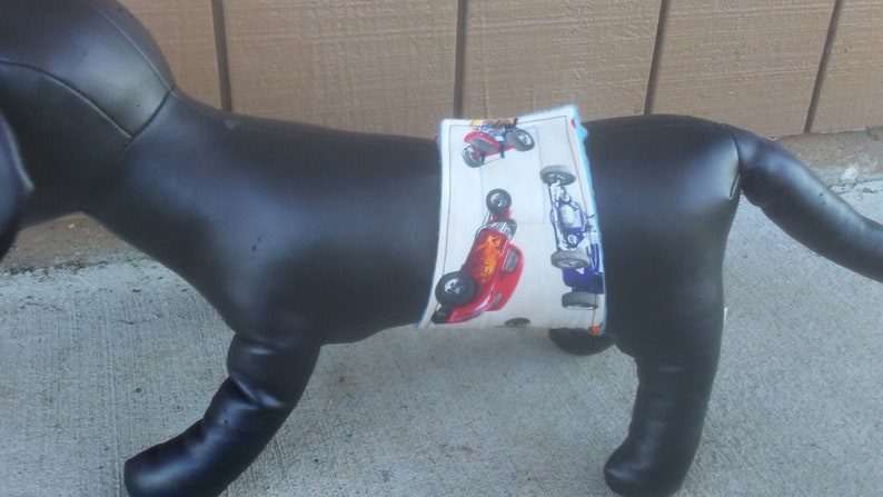 Belly Bands for dogs Racecar Belly Bands Flames Belly Bands