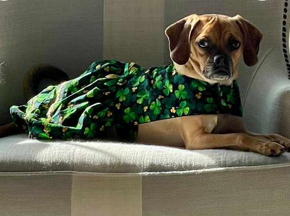 St. Patrick s Day Dog Dress St. Patty Dog Outfit Holiday Dog Dress Girl Dog Dress Etsy Canada