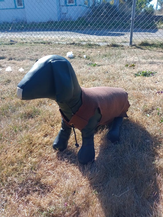 Barney dog costume, The Flintstones dog costume, Halloween dog costume, Costume for dogs, Fleece dog jacket