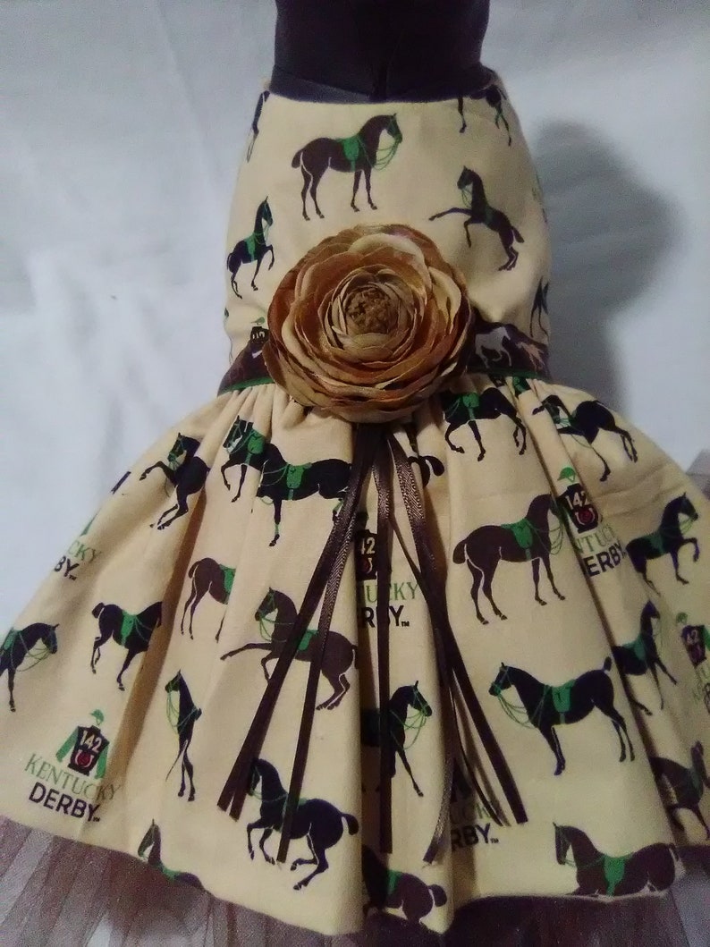 Kentucky Derby Dog Dress Kentucky Derby Dog Outfit Girl Dog Etsy