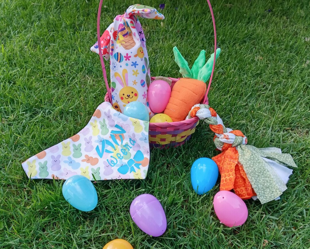 Easter Dog Toy Bundle, Easter Basket Dog Toys, Easter Dog Toy Box