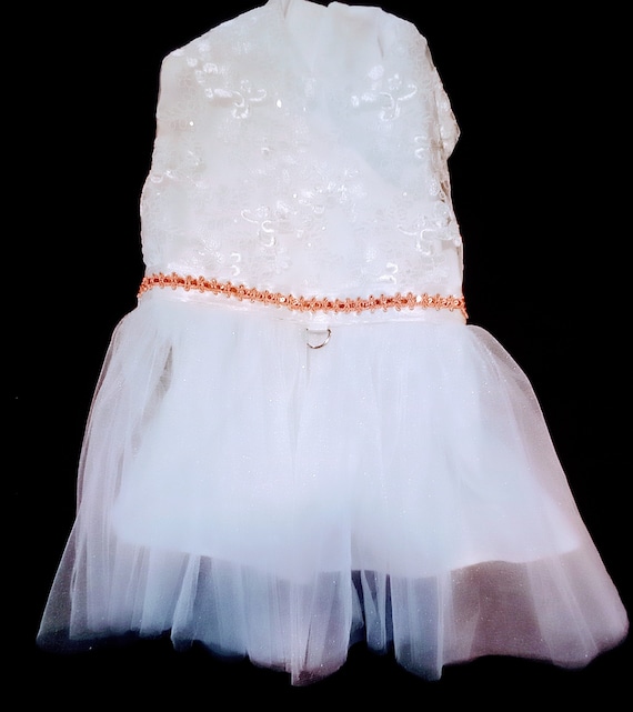 Wedding dog dress, Flower Girl dog dress, Formal dog dress, Fancy dog dress, Dog dress