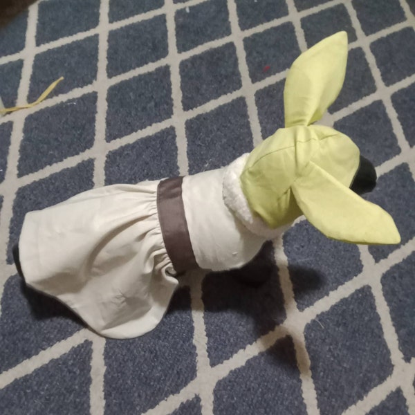 Yoda dog costume, inspired by Star wars dog costume, Halloween dog costume, Baby Yoda dog costume