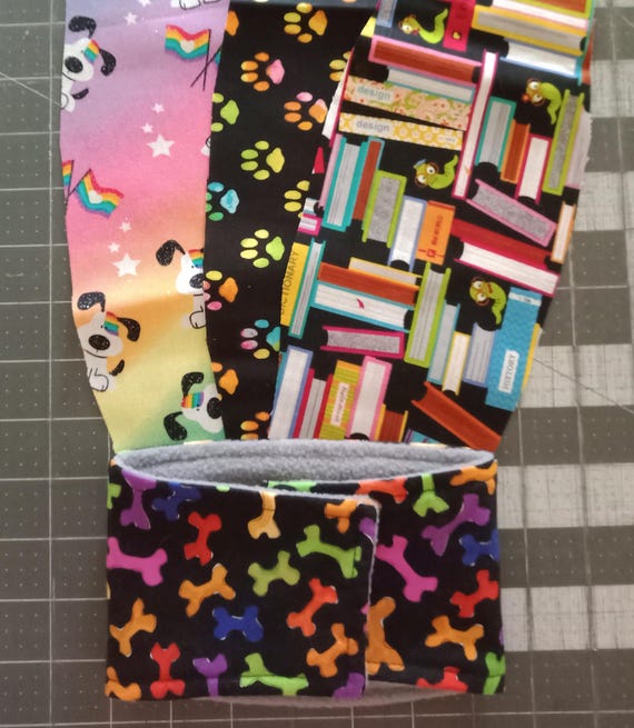 Bright Color Print Dog Belly Band Variety Pack: Washable Cotton Fleece