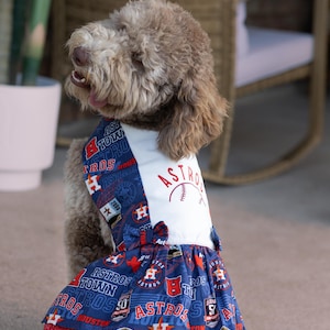 MLB-honkbaljurk voor honden: aangepaste teamoutfit, verstelbare pasvorm