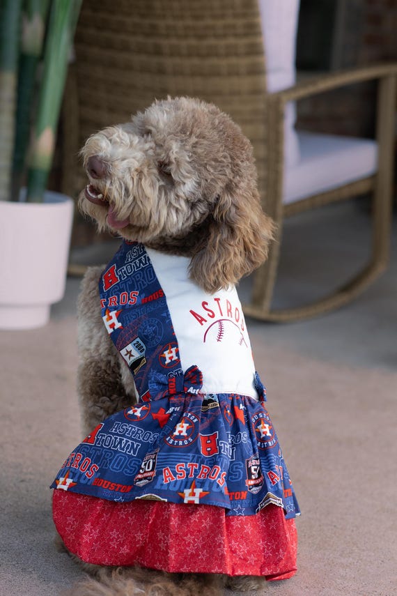 MLB baseball dog dress, Baseball dog dress, Sports dog outfit, Fancy dog dress