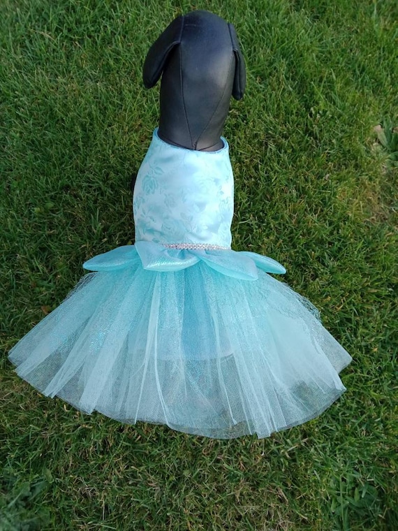 Inspired Cinderella dog dress, Princess dog dress, Fancy dog dress, Halloween dog costume, Dog Costume, Girl dog outfit