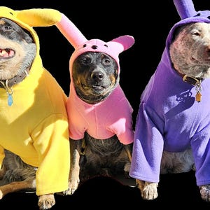 Easter Peeps dog costume, Easter dog costume, Bunny dog outfit, Peeps dog outfit