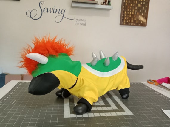 Bowser dog costume,  Bowser mario kart costume, Mario and Luigi,