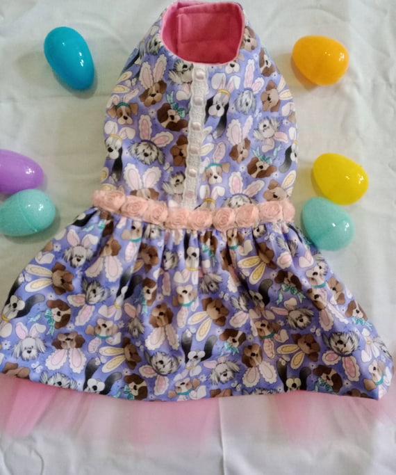 Easter dog dress, Fancy dog dress, dog dress, Dress for dogs, Girl dog dress, Dog outfit