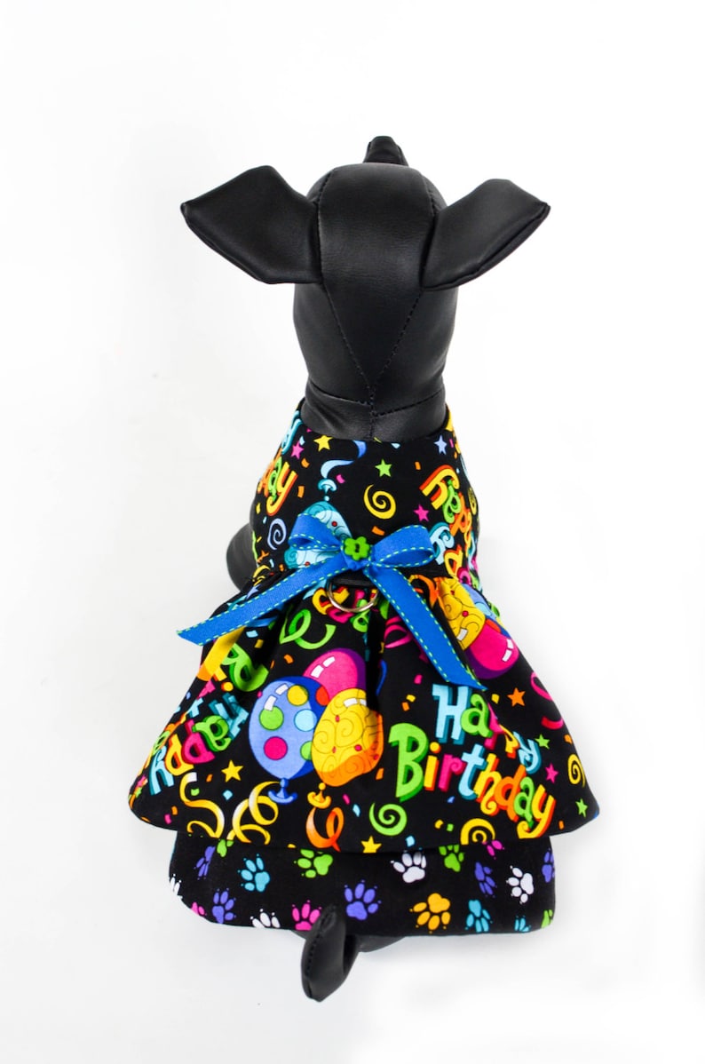 Happy Birthday Dog Dress Birthday Dog Outfit Cotton Dog Etsy
