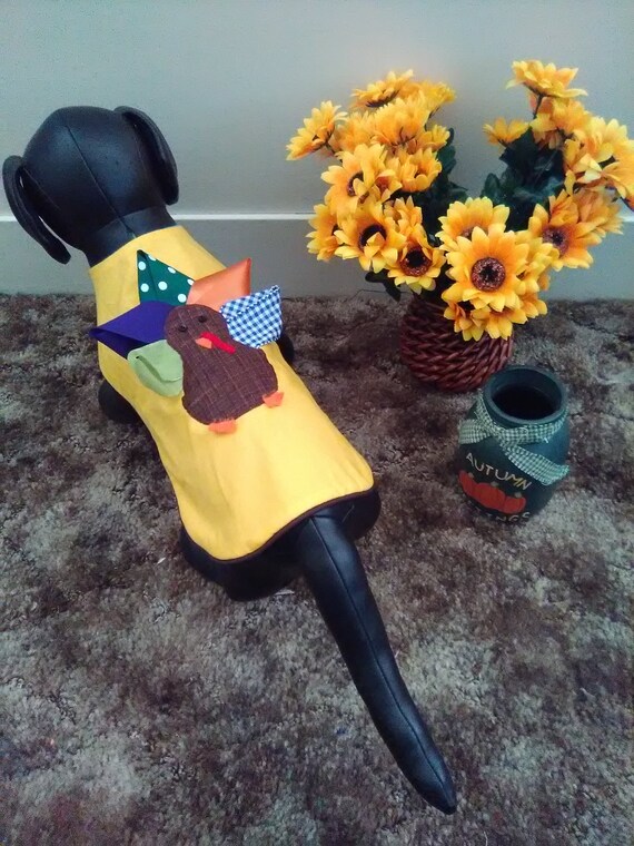 Thanksgiving dog jacket, Turkey dog jacket, dog jacket, Hoilday dog jacket