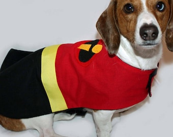 CLEARANCE The Incredibles, Incredibles dog costume, Incredibles dog jacket, CLEARANCE Halloween Dog costume