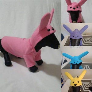 Easter Peeps dog costume, Easter dog costume, Bunny dog outfit, Peeps dog outfit image 3