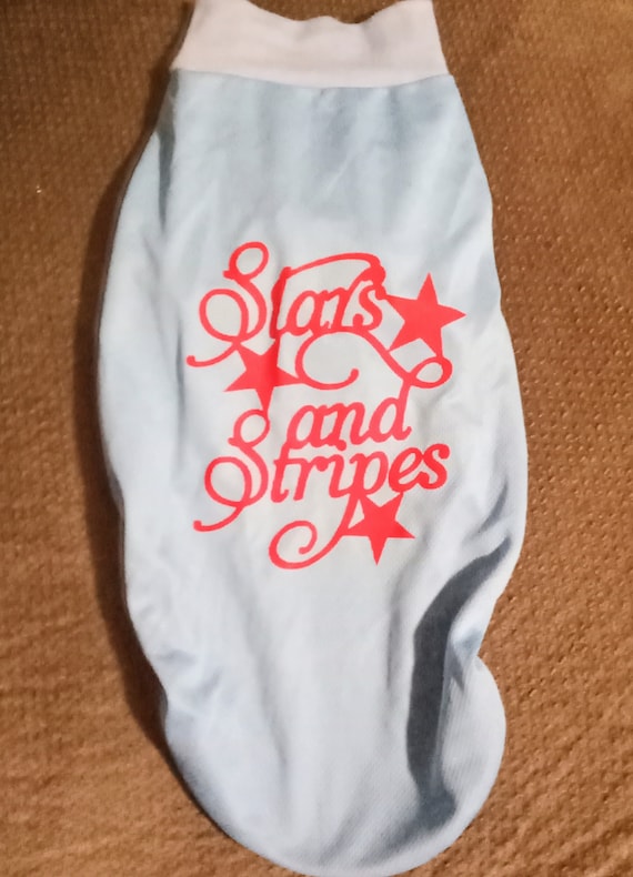 CLEARANCE  4th of July dog shirt, Clearance dog outfit, Small dog shirt, Shirt for a dog, Independence Day dog outfit, Patriotic dog shirt