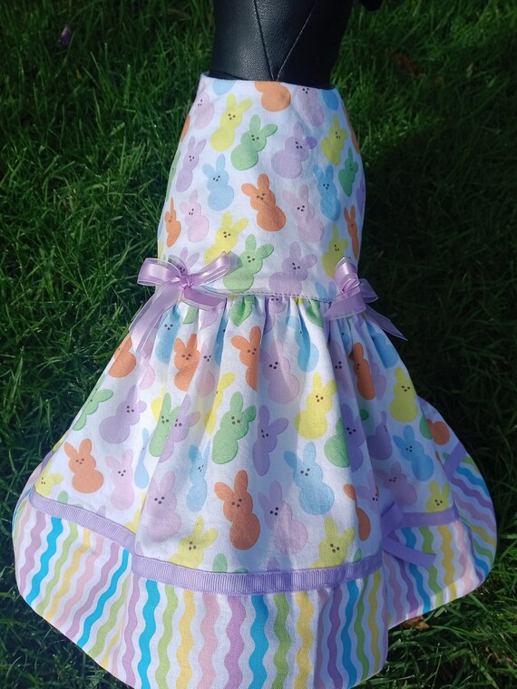 Easter Dog Dress Peeps Dog Outfit Peeps Dog Dress Fancy Dog