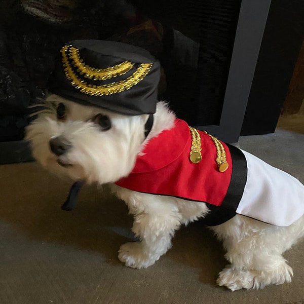 Nutcracker dog costume, Nutcracker and the 4 Realms, Christmas dog outift, Soilder dog outfit