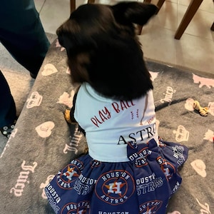 MLB-hondenjurk: honkbalteamoutfit voor honden