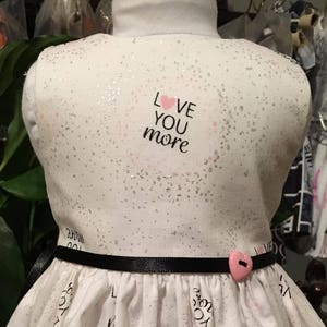 Love You More dress fits 18 inch dolls including American Girl Doll