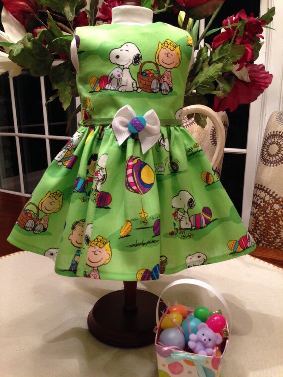 Peanuts Gang Snoopy EASTER Dress Fits 18 Inch Dolls Including Etsy