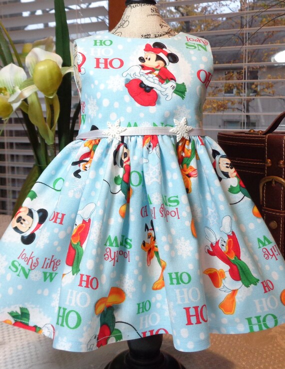 mickey mouse christmas dress