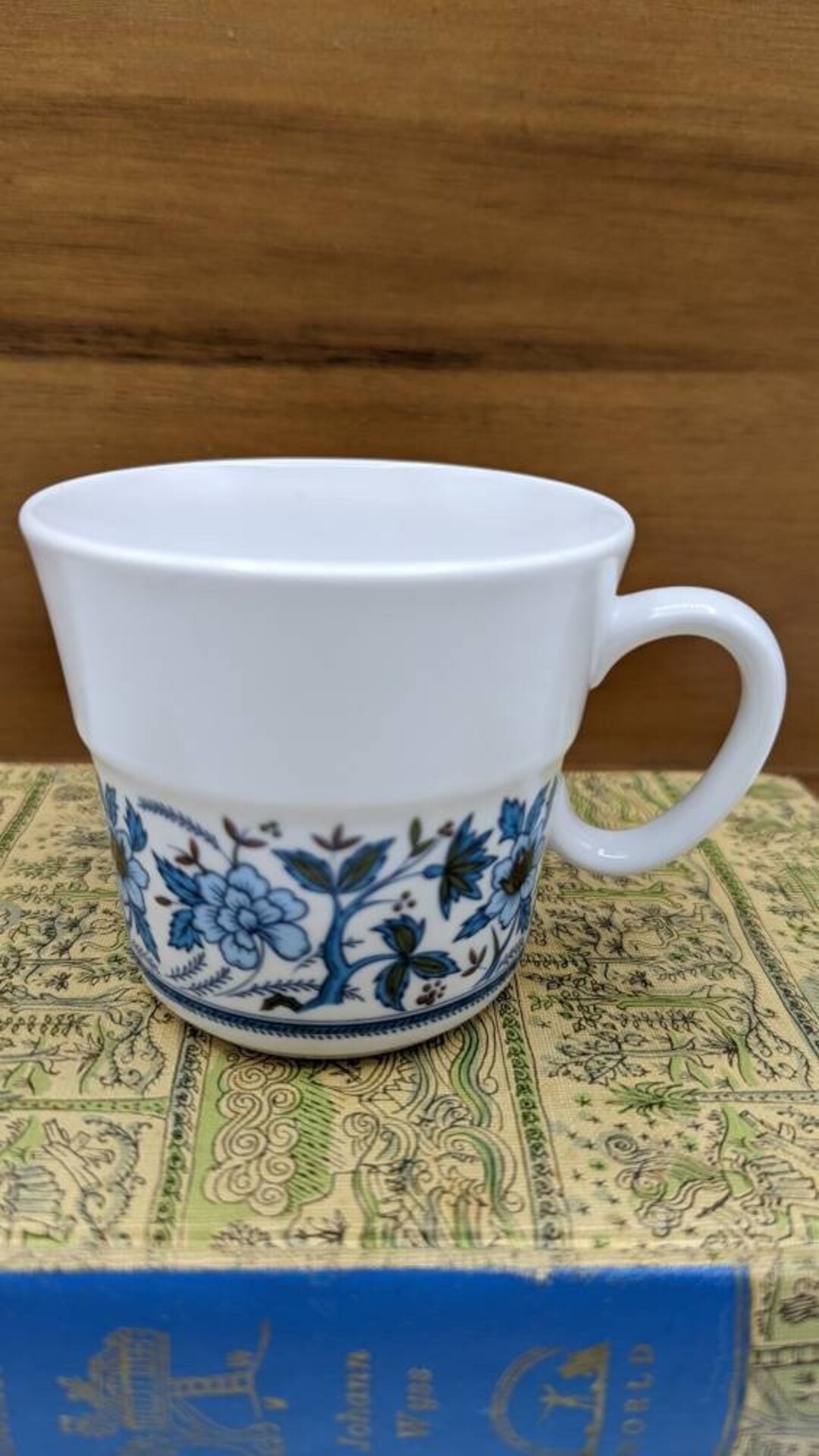 Noritake Progression China Blue Moon Japan Floral Tea Cup Mug Etsy