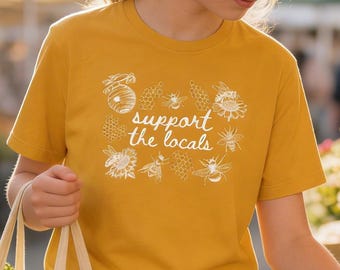 Support the Local T-Shirt: Summer Beach & Travel Outfit (Lightweight)