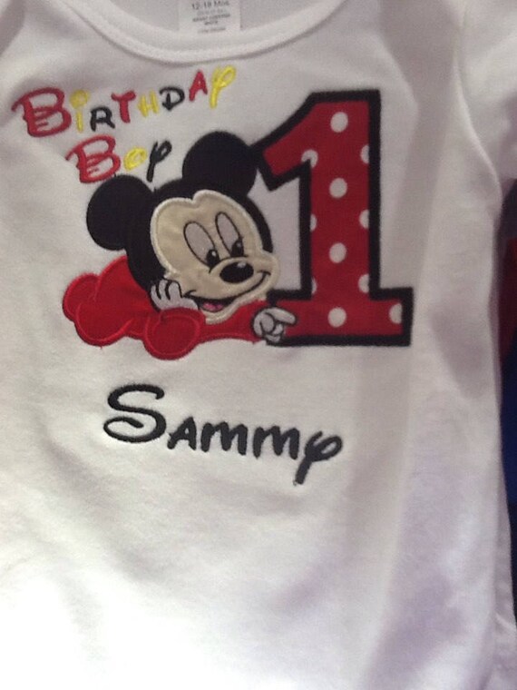 baby mickey mouse shirt