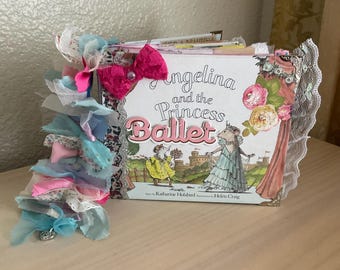 Junk Journal Ballet Handmade mixed media scrapbook