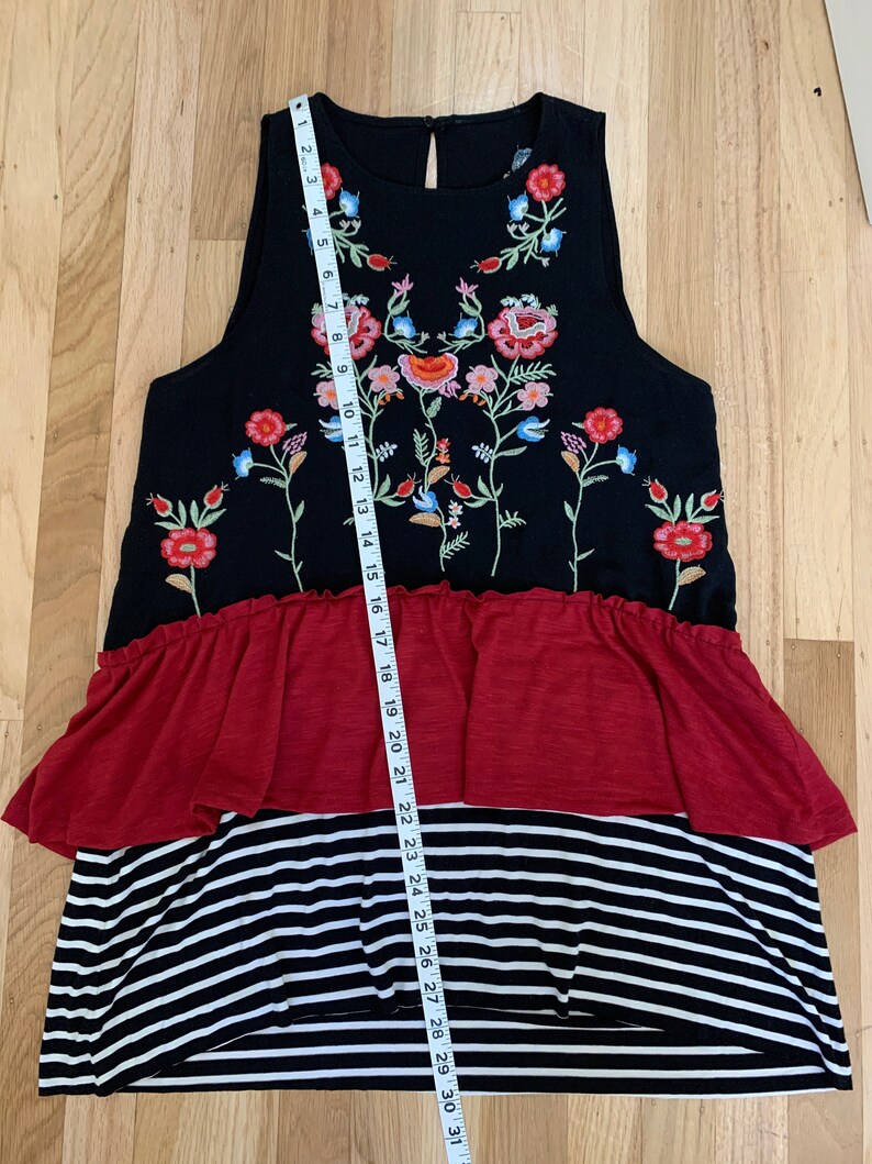 Embroidered Meadow Top main image 0
