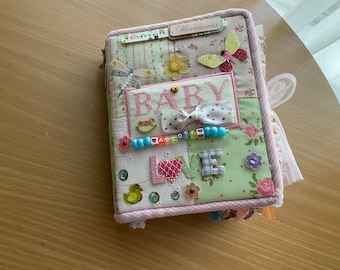 Our children - Sckrapbooking  Memories Junk Journal  Mixes Media Handmade