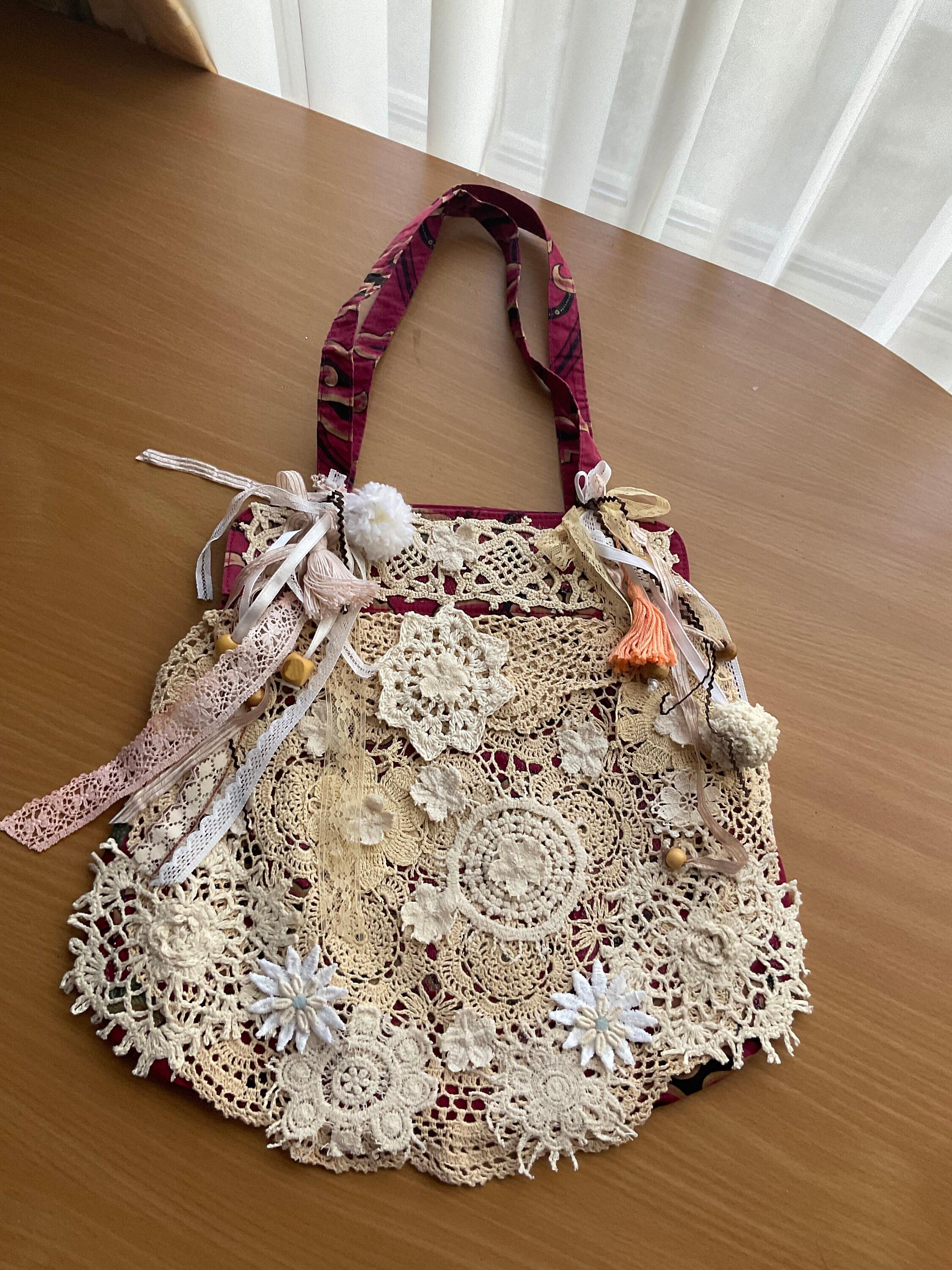 Uncinetto Borse South Beach Handmade Tiles Crochet Bag Victoria
